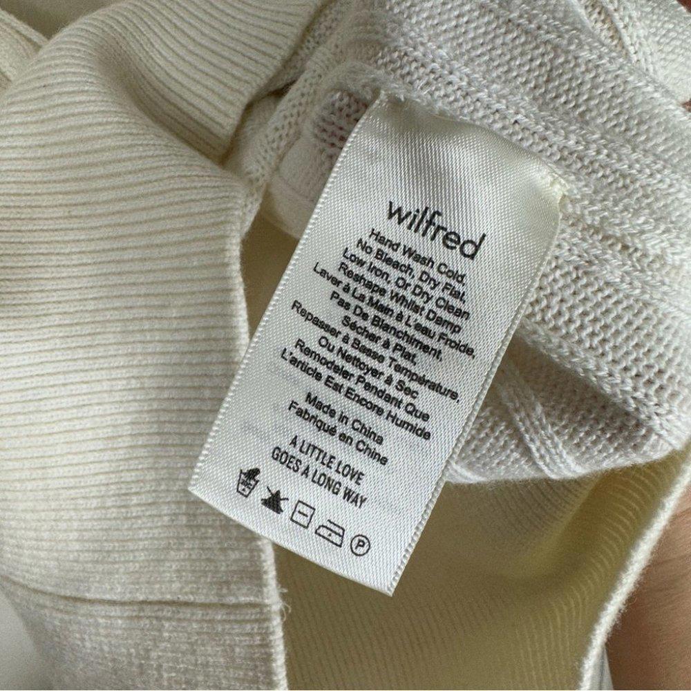 Aritzia Cream Ribbed Knit Tank Top - Picture 7 of 9